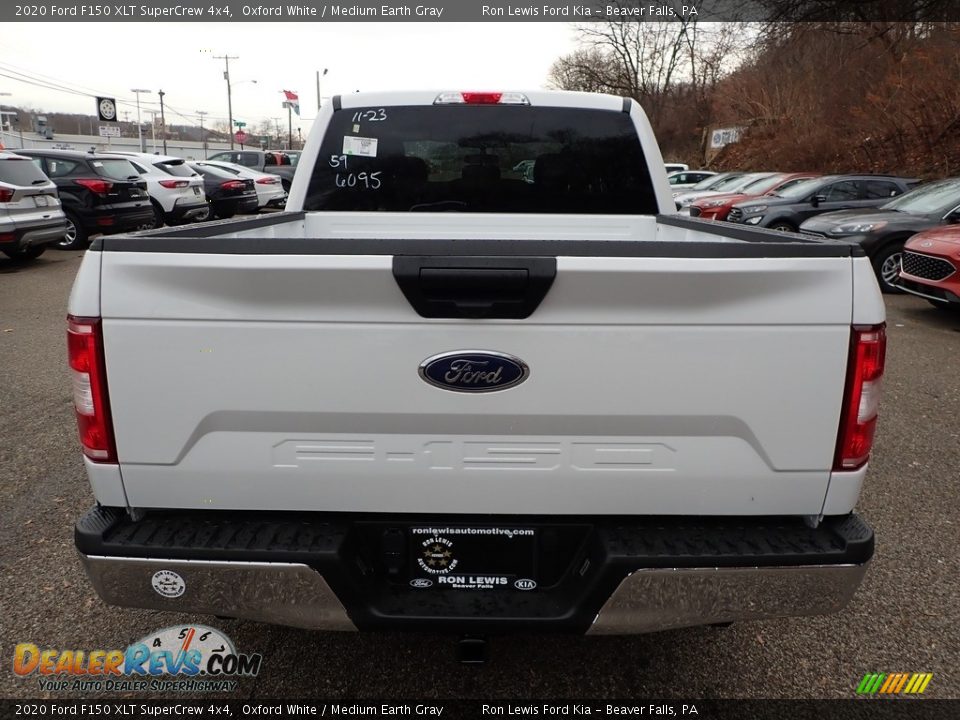 2020 Ford F150 XLT SuperCrew 4x4 Oxford White / Medium Earth Gray Photo #3
