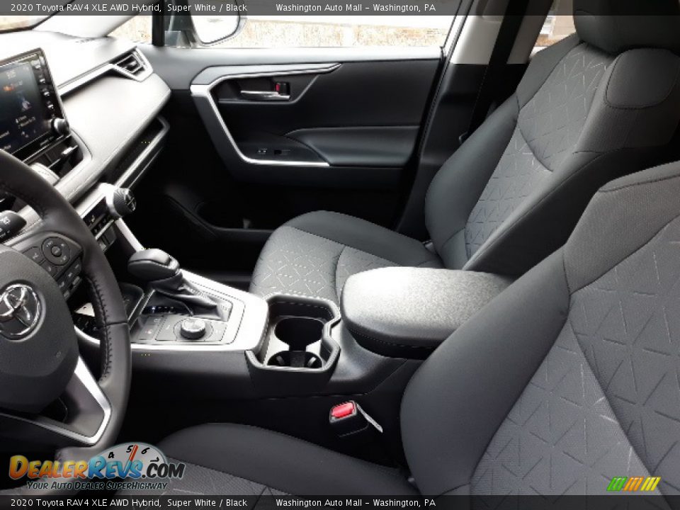 Black Interior - 2020 Toyota RAV4 XLE AWD Hybrid Photo #4