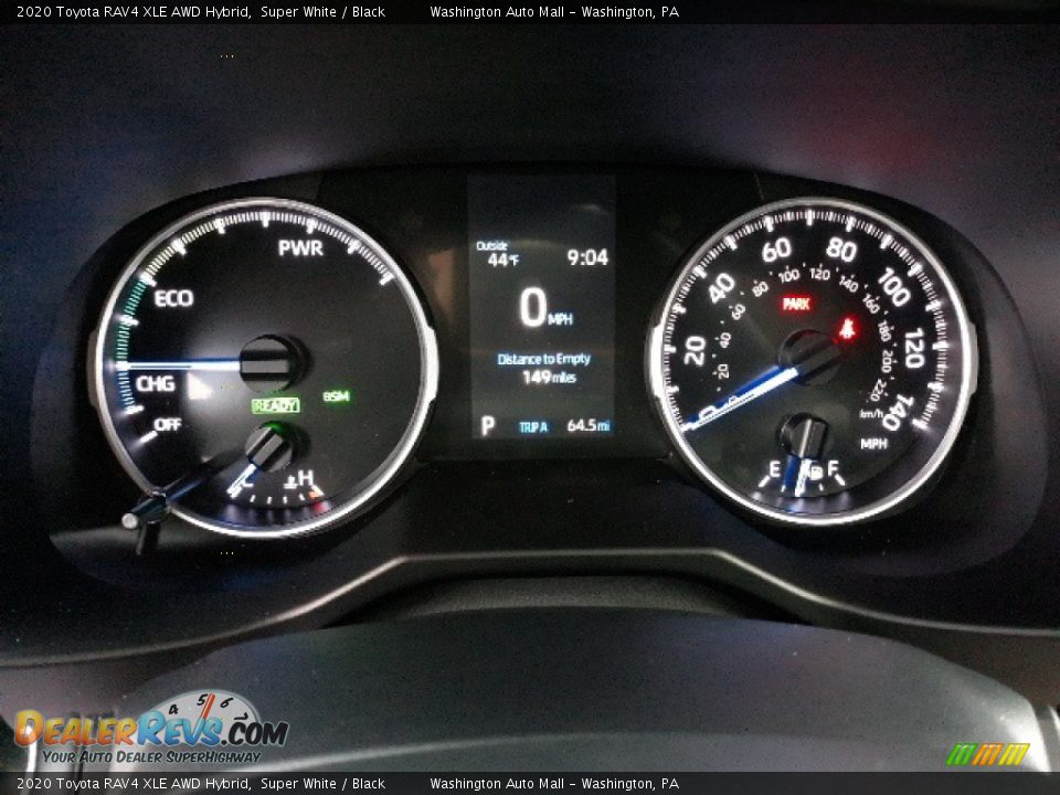 2020 Toyota RAV4 XLE AWD Hybrid Gauges Photo #11