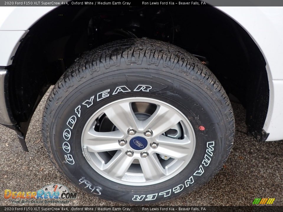2020 Ford F150 XLT SuperCrew 4x4 Oxford White / Medium Earth Gray Photo #9