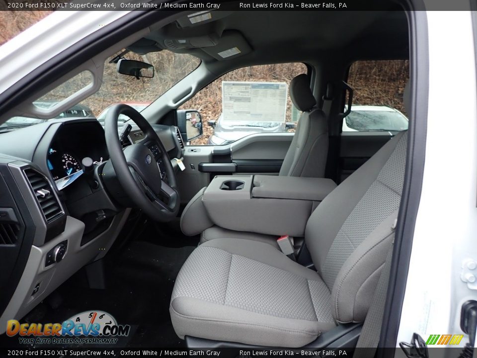 2020 Ford F150 XLT SuperCrew 4x4 Oxford White / Medium Earth Gray Photo #11