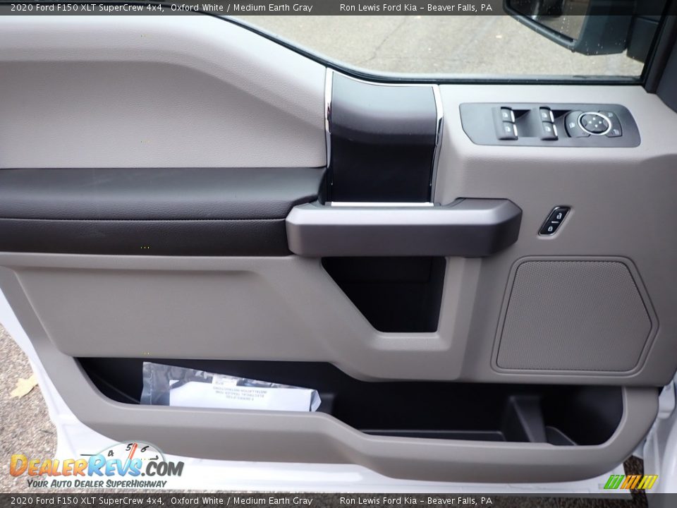 2020 Ford F150 XLT SuperCrew 4x4 Oxford White / Medium Earth Gray Photo #14