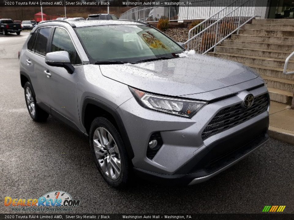 2020 Toyota RAV4 Limited AWD Silver Sky Metallic / Black Photo #1