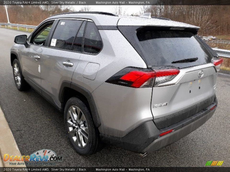 2020 Toyota RAV4 Limited AWD Silver Sky Metallic / Black Photo #2