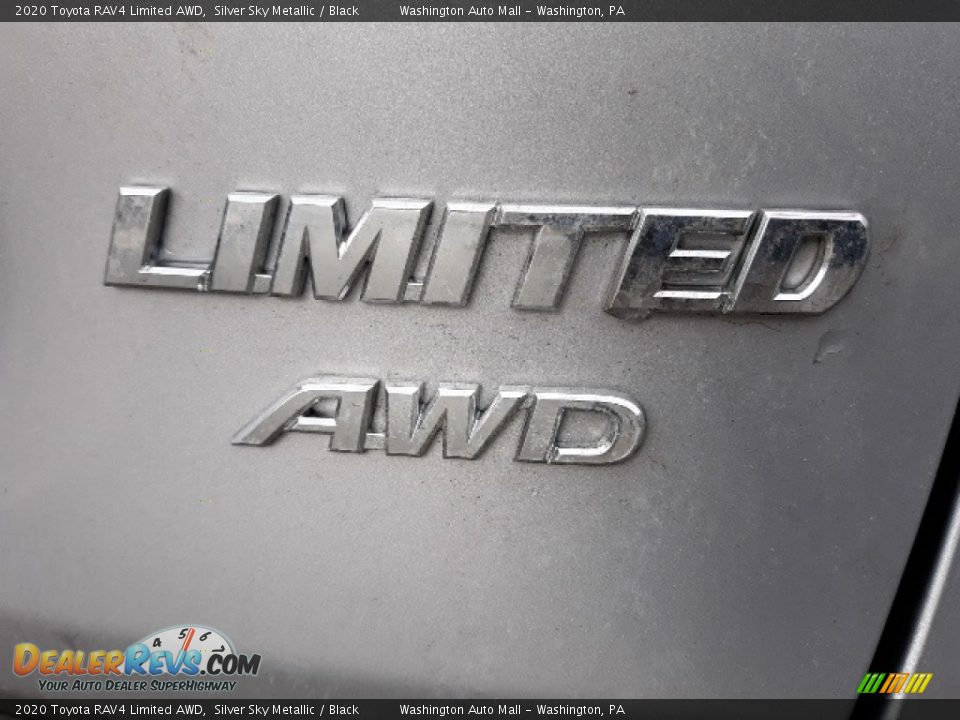 2020 Toyota RAV4 Limited AWD Silver Sky Metallic / Black Photo #9