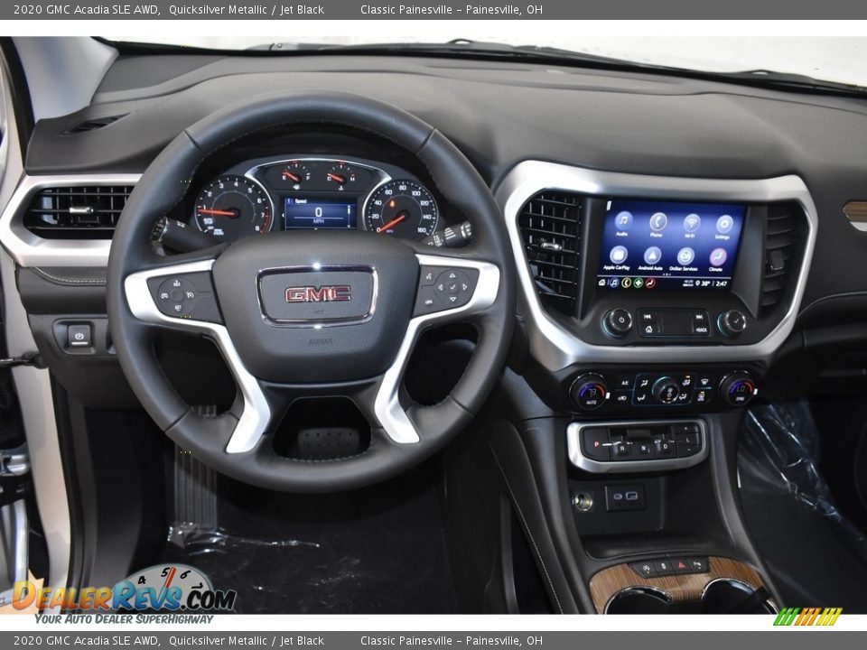 2020 GMC Acadia SLE AWD Quicksilver Metallic / Jet Black Photo #4