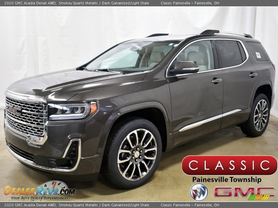 2020 GMC Acadia Denali AWD Smokey Quartz Metallic / Dark Galvanized/Light Shale Photo #1