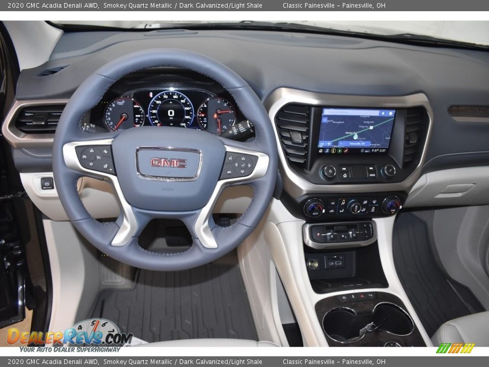 2020 GMC Acadia Denali AWD Smokey Quartz Metallic / Dark Galvanized/Light Shale Photo #3