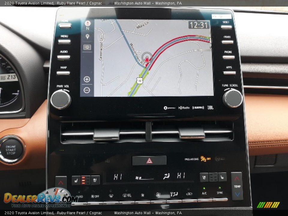 2020 Toyota Avalon Limited Ruby Flare Pearl / Cognac Photo #5