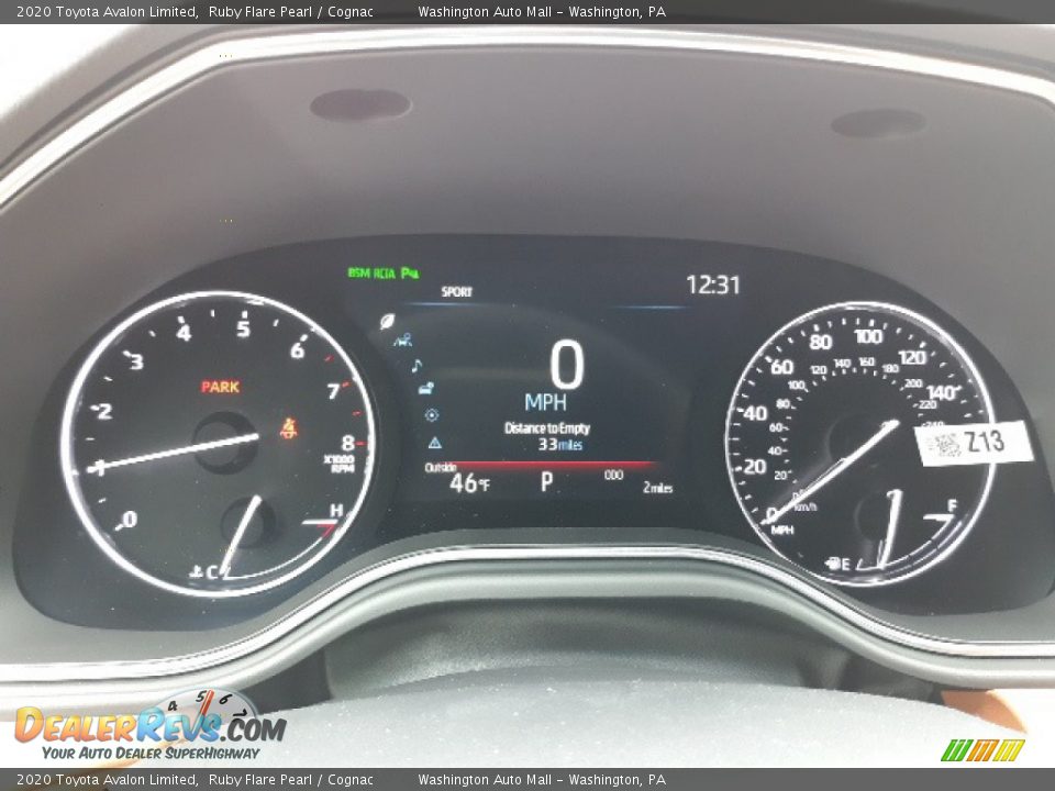 2020 Toyota Avalon Limited Ruby Flare Pearl / Cognac Photo #11