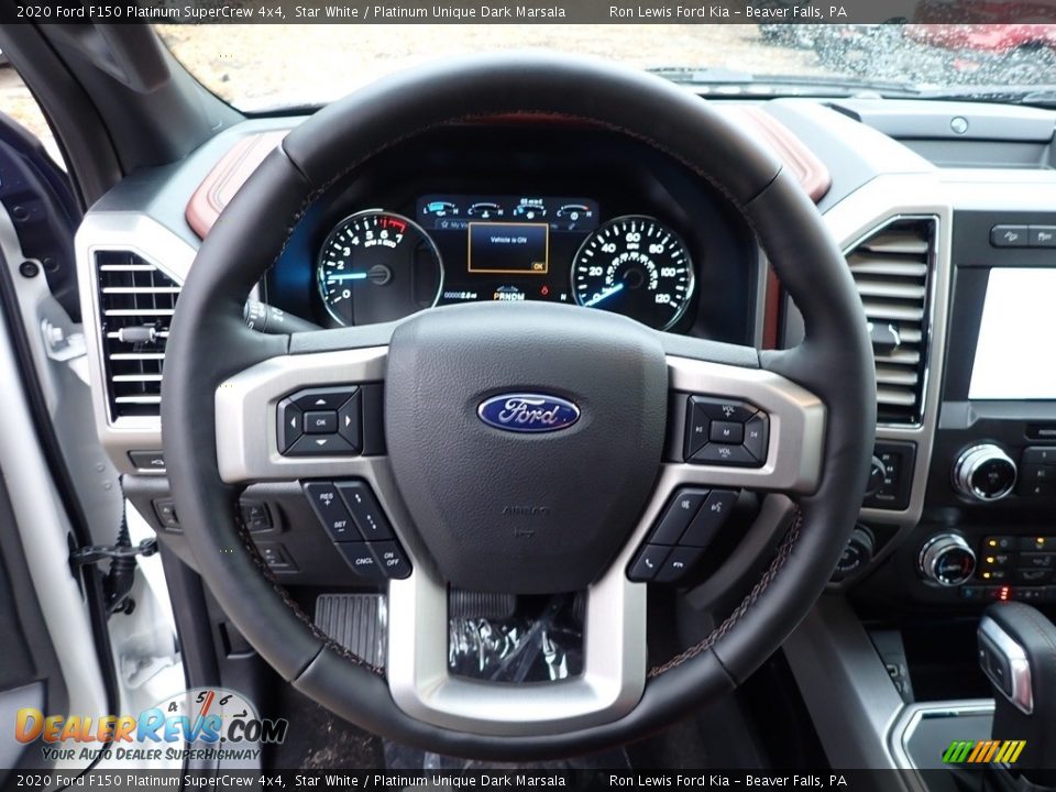 2020 Ford F150 Platinum SuperCrew 4x4 Steering Wheel Photo #15