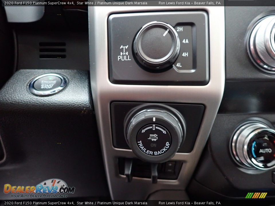 Controls of 2020 Ford F150 Platinum SuperCrew 4x4 Photo #16