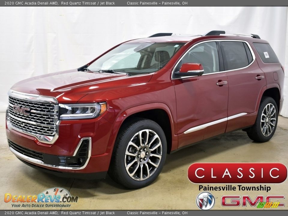 2020 GMC Acadia Denali AWD Red Quartz Tintcoat / Jet Black Photo #1