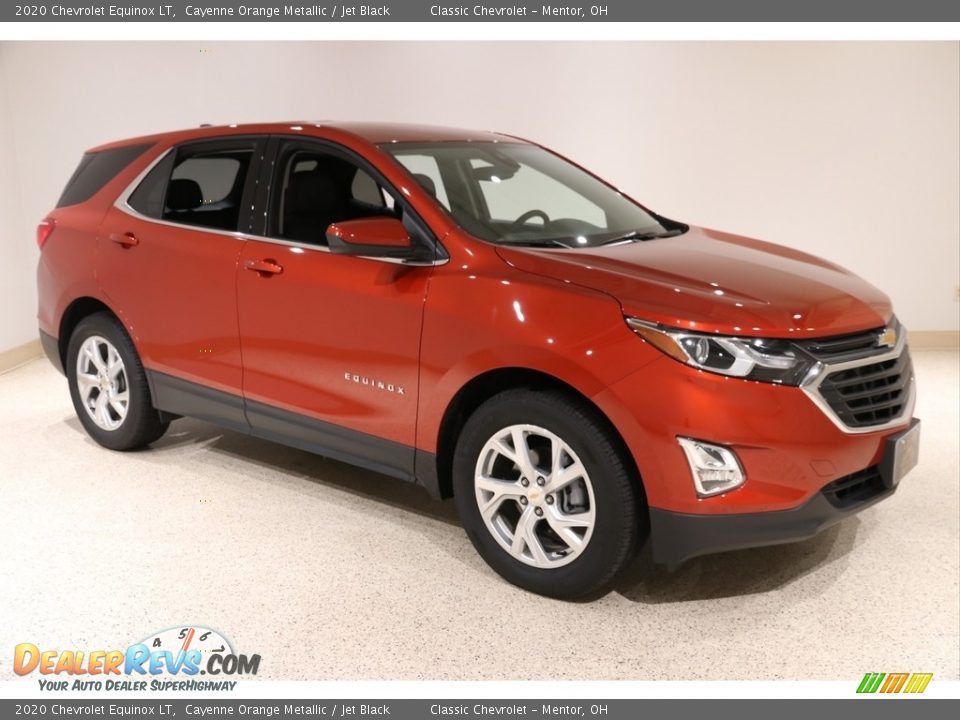 2020 Chevrolet Equinox LT Cayenne Orange Metallic / Jet Black Photo #1