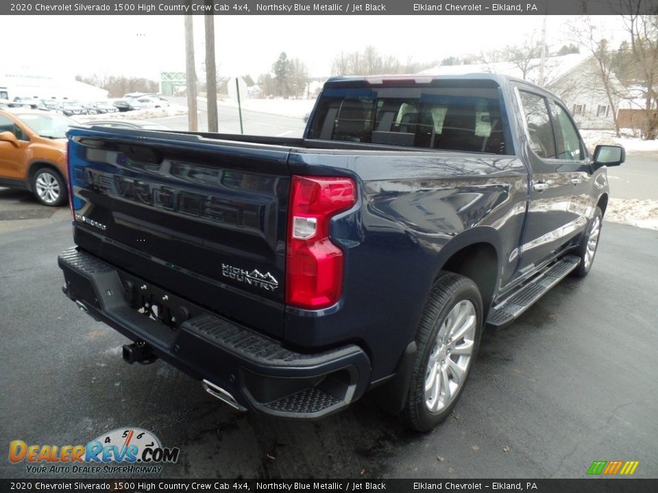 2020 Chevrolet Silverado 1500 High Country Crew Cab 4x4 Northsky Blue Metallic / Jet Black Photo #7