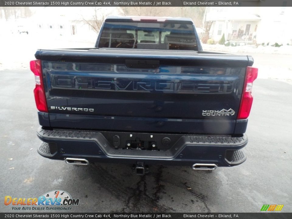 2020 Chevrolet Silverado 1500 High Country Crew Cab 4x4 Northsky Blue Metallic / Jet Black Photo #8