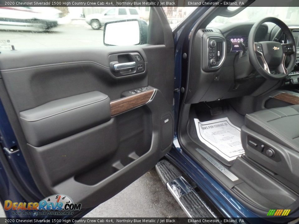 2020 Chevrolet Silverado 1500 High Country Crew Cab 4x4 Northsky Blue Metallic / Jet Black Photo #15