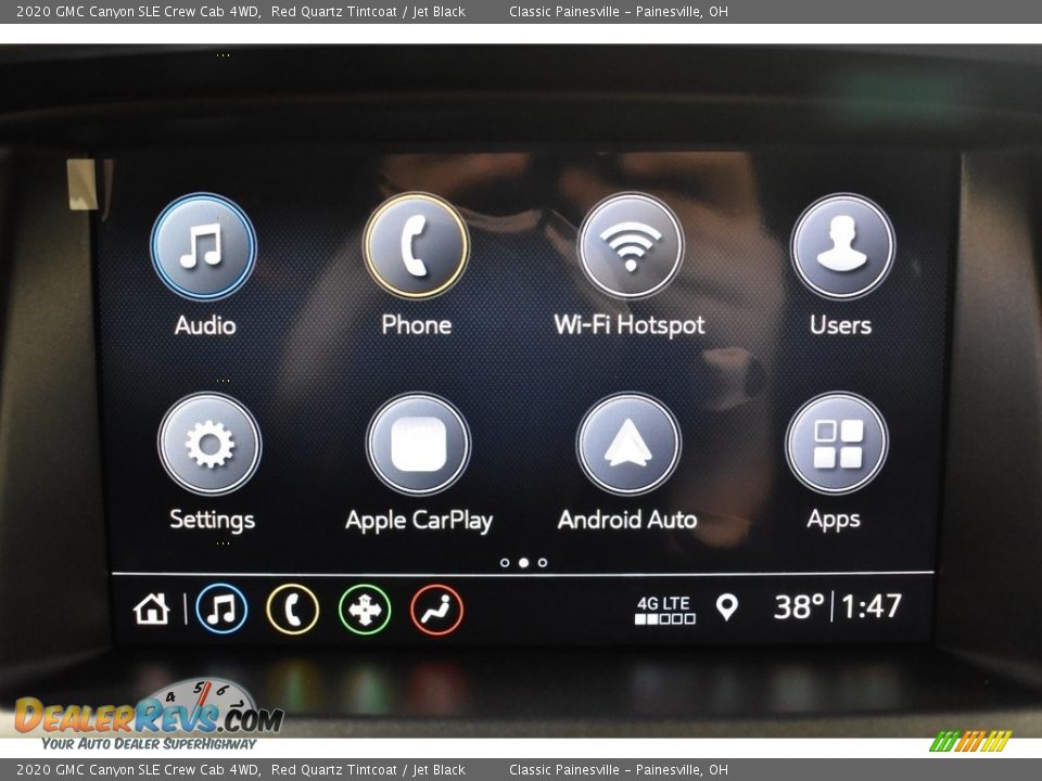 2020 GMC Canyon SLE Crew Cab 4WD Red Quartz Tintcoat / Jet Black Photo #2