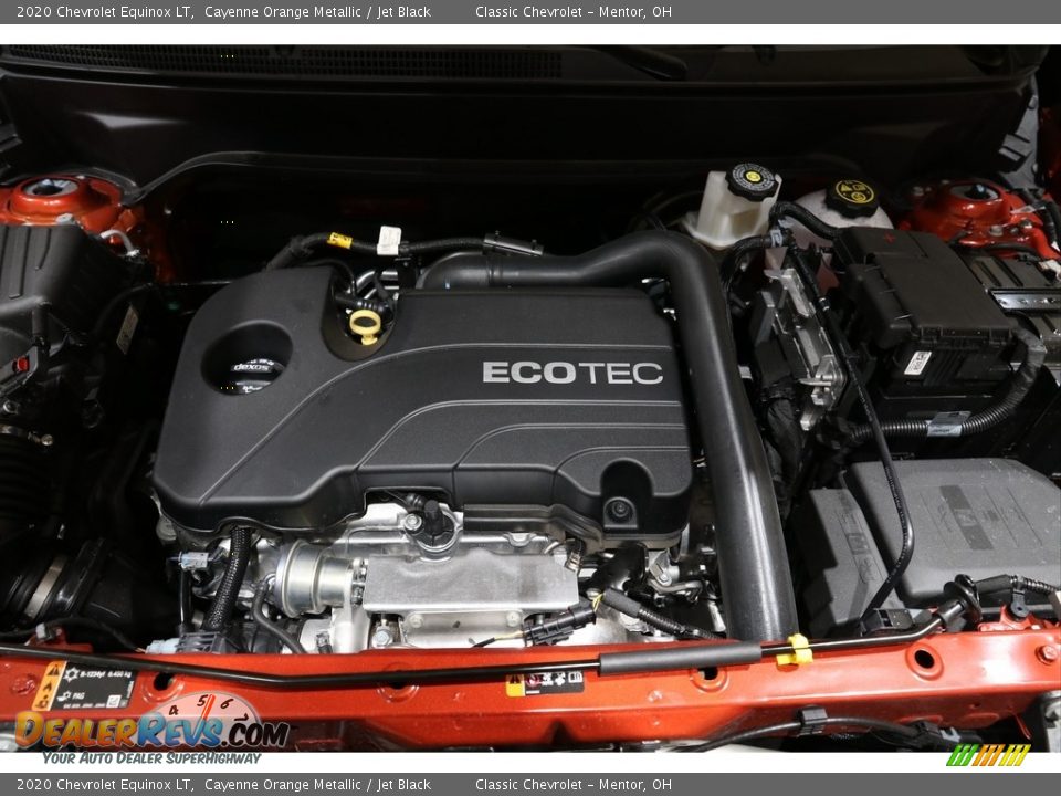 2020 Chevrolet Equinox LT Cayenne Orange Metallic / Jet Black Photo #24