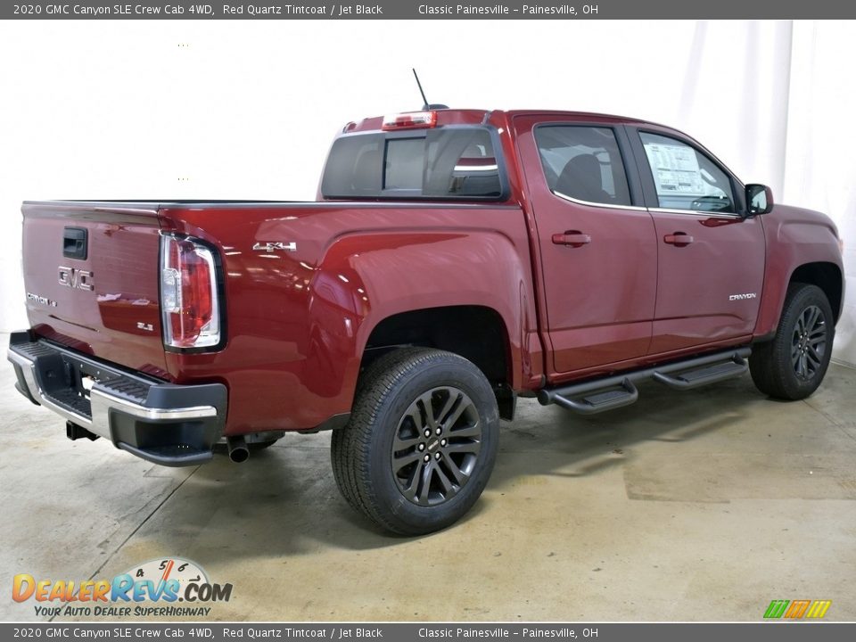 2020 GMC Canyon SLE Crew Cab 4WD Red Quartz Tintcoat / Jet Black Photo #9