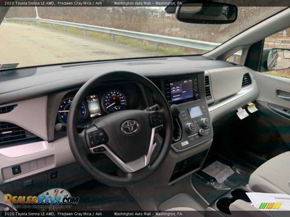 2020 Toyota Sienna LE AWD Predawn Gray Mica / Ash Photo #3