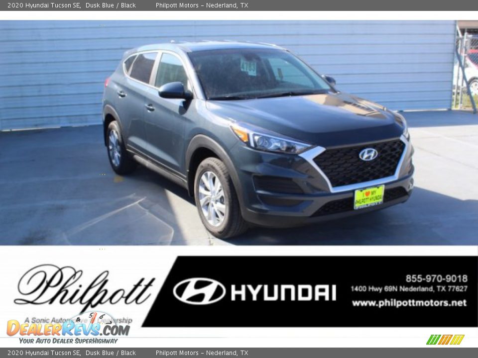 2020 Hyundai Tucson SE Dusk Blue / Black Photo #1