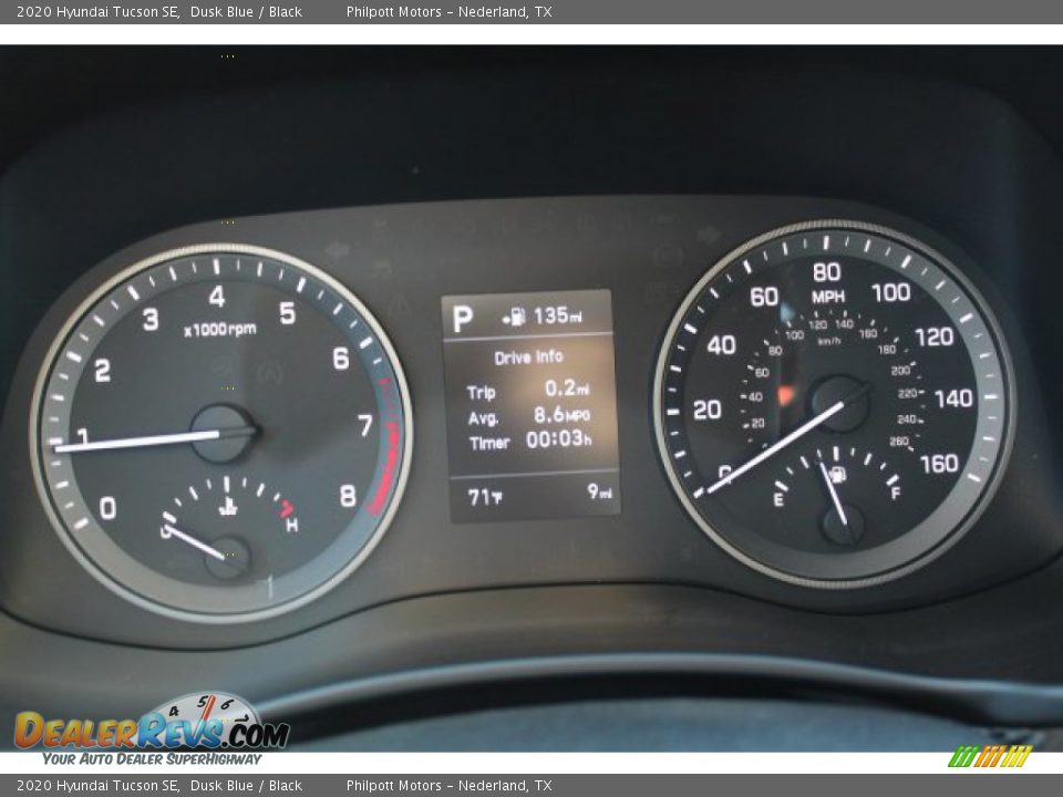 2020 Hyundai Tucson SE Dusk Blue / Black Photo #15