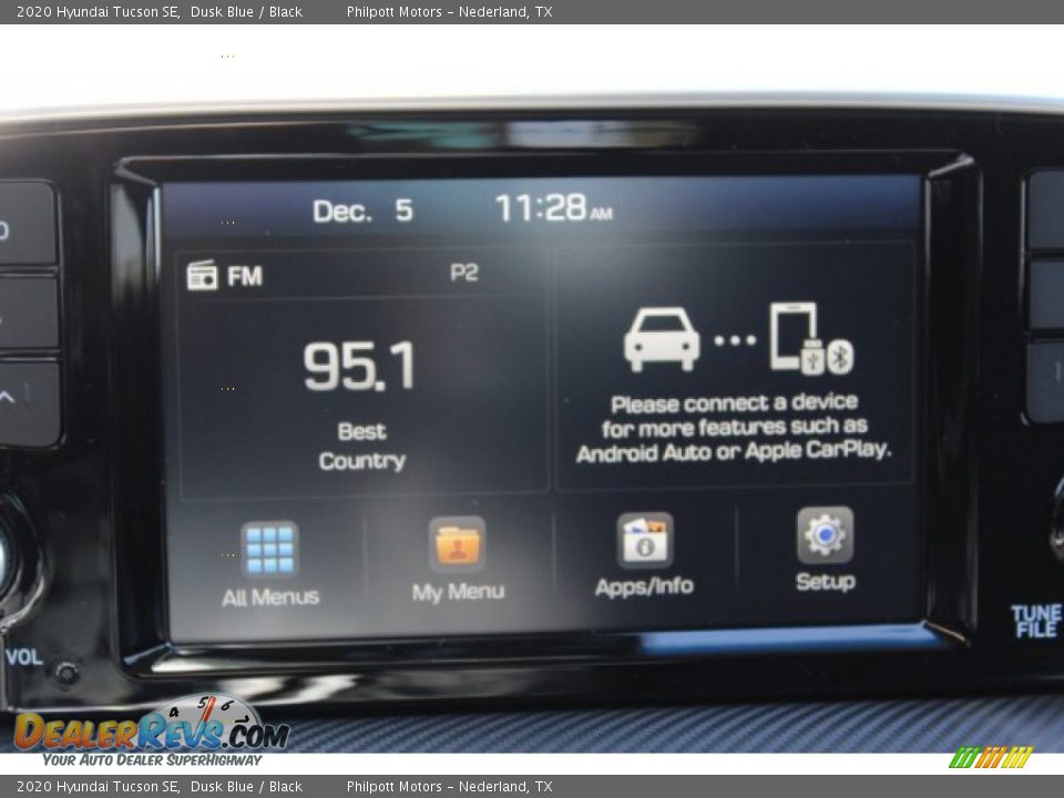 2020 Hyundai Tucson SE Dusk Blue / Black Photo #17