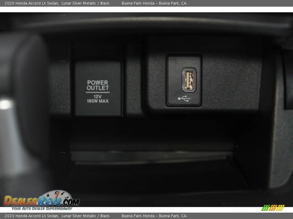 2020 Honda Accord LX Sedan Lunar Silver Metallic / Black Photo #32