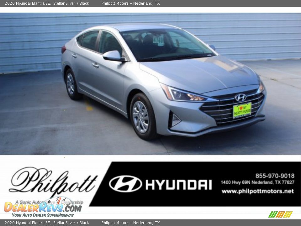 2020 Hyundai Elantra SE Stellar Silver / Black Photo #1