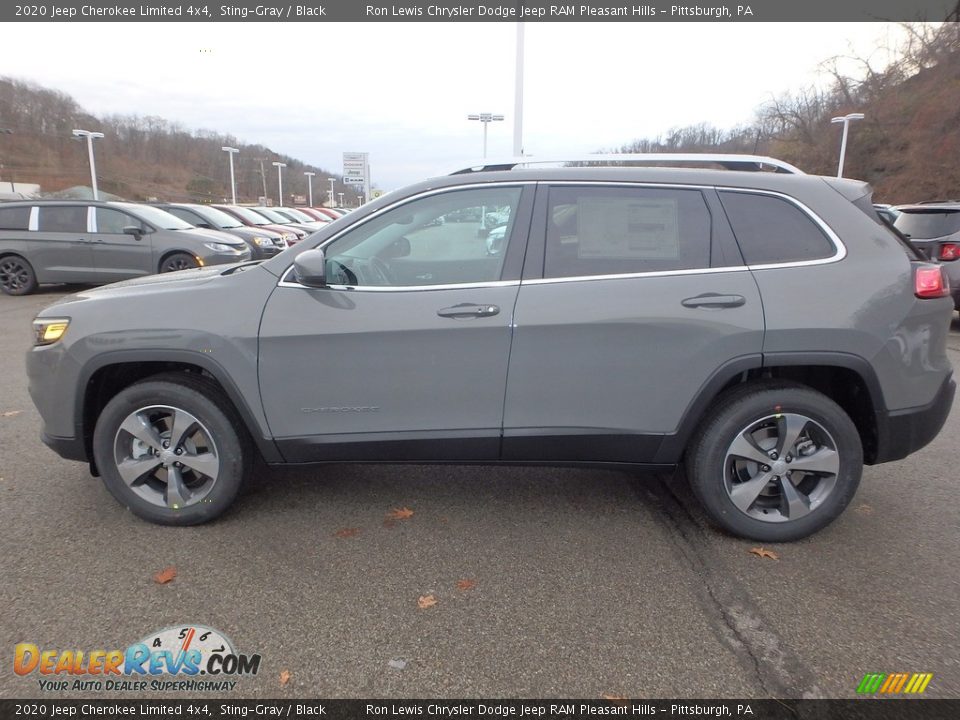 2020 Jeep Cherokee Limited 4x4 Sting-Gray / Black Photo #2