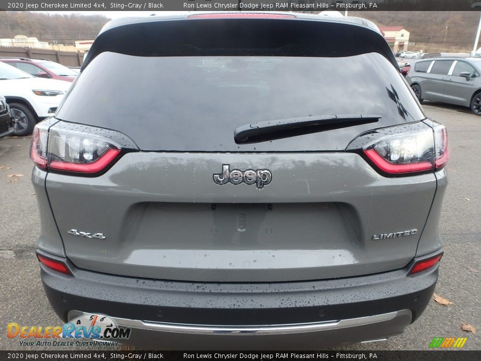 2020 Jeep Cherokee Limited 4x4 Sting-Gray / Black Photo #4