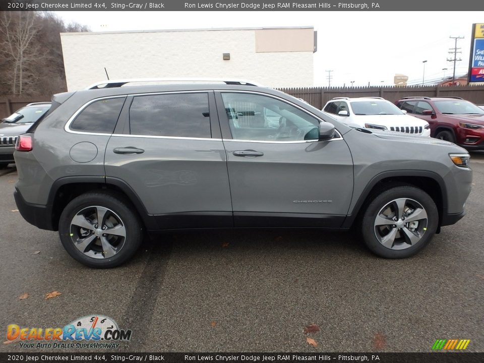 2020 Jeep Cherokee Limited 4x4 Sting-Gray / Black Photo #7