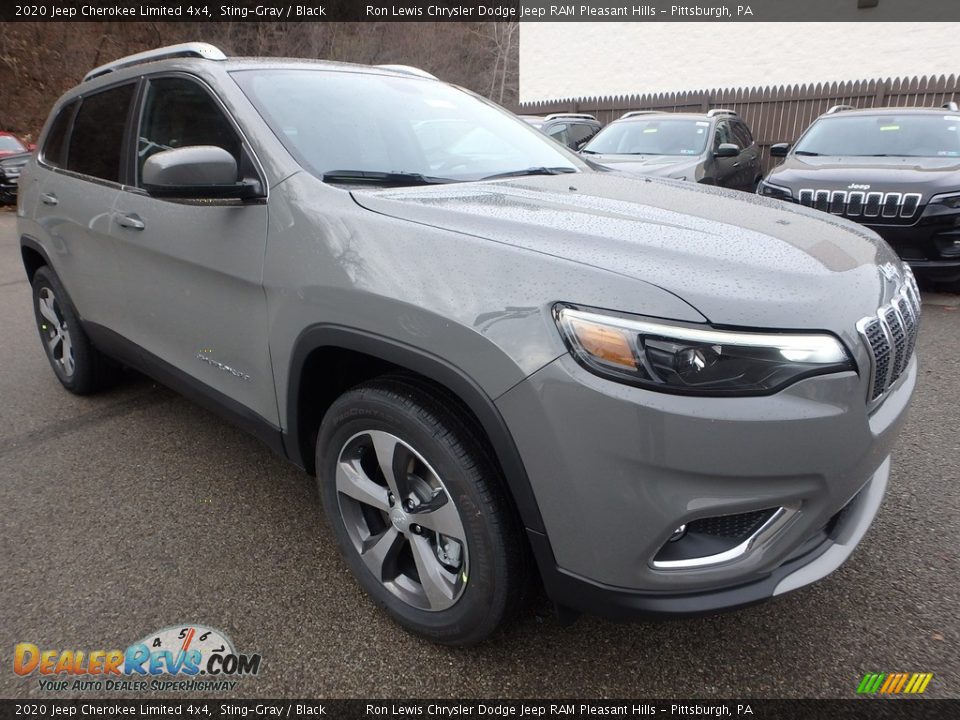 2020 Jeep Cherokee Limited 4x4 Sting-Gray / Black Photo #8