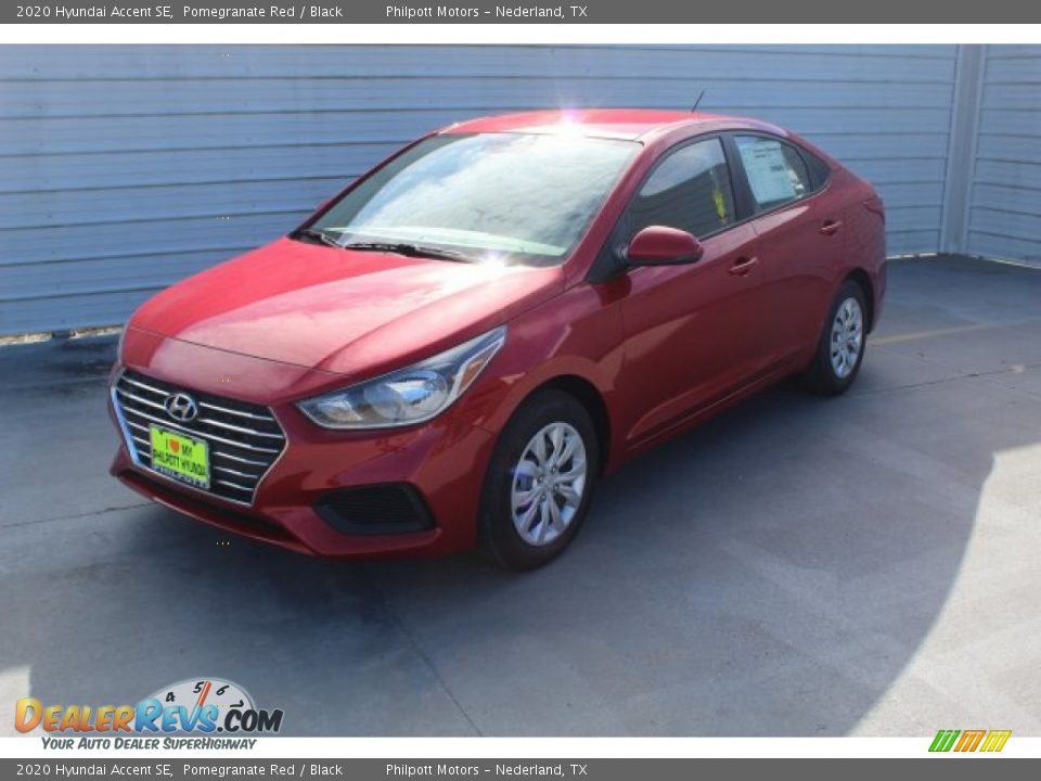 2020 Hyundai Accent SE Pomegranate Red / Black Photo #4