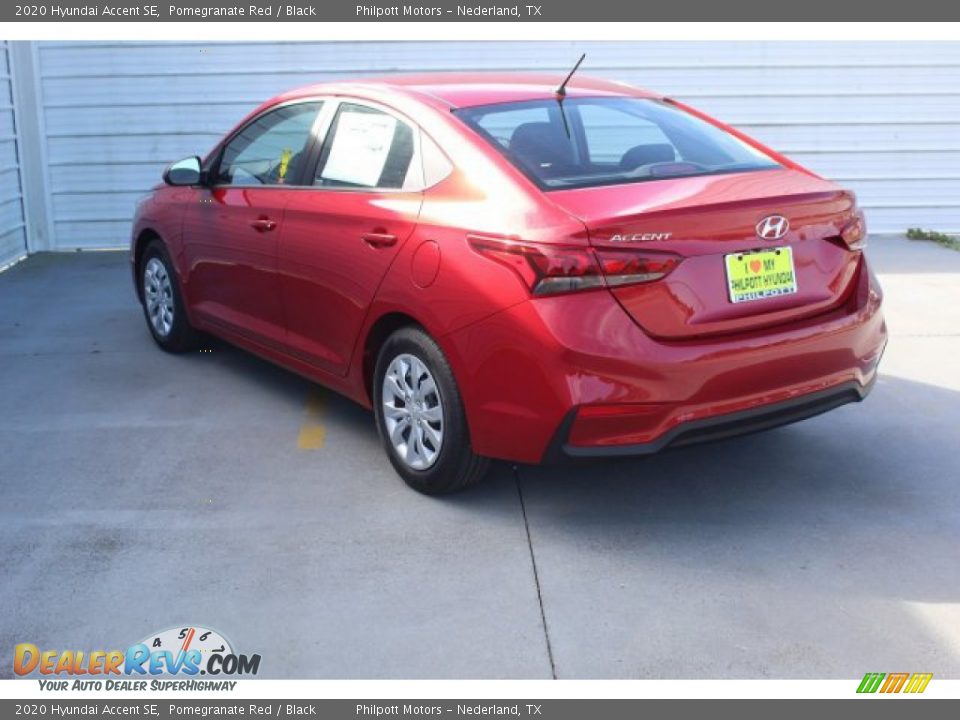 2020 Hyundai Accent SE Pomegranate Red / Black Photo #6