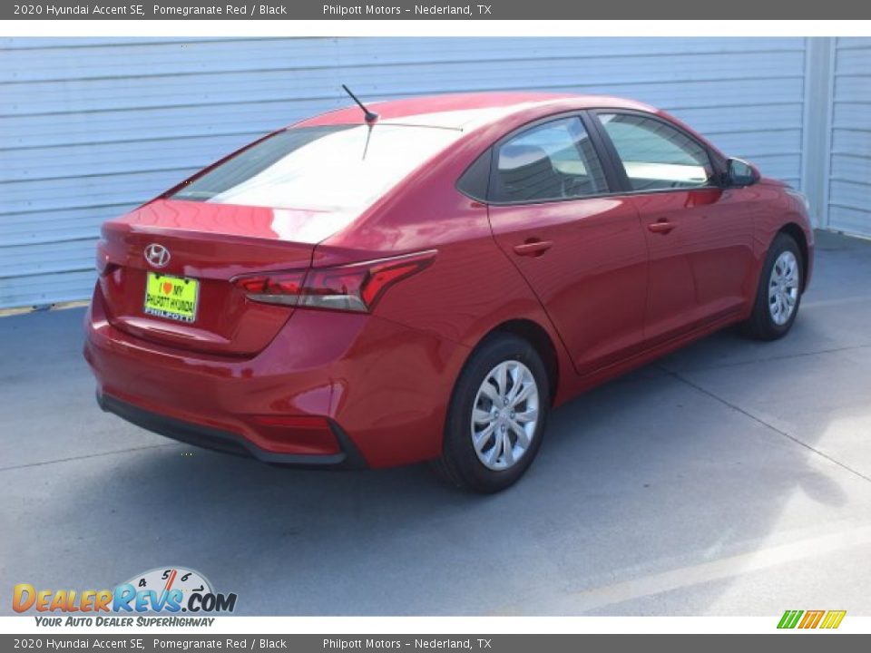 2020 Hyundai Accent SE Pomegranate Red / Black Photo #8