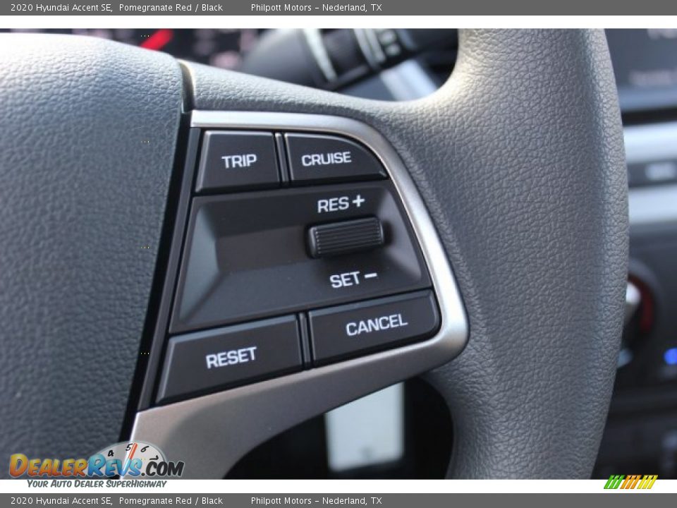 2020 Hyundai Accent SE Pomegranate Red / Black Photo #14
