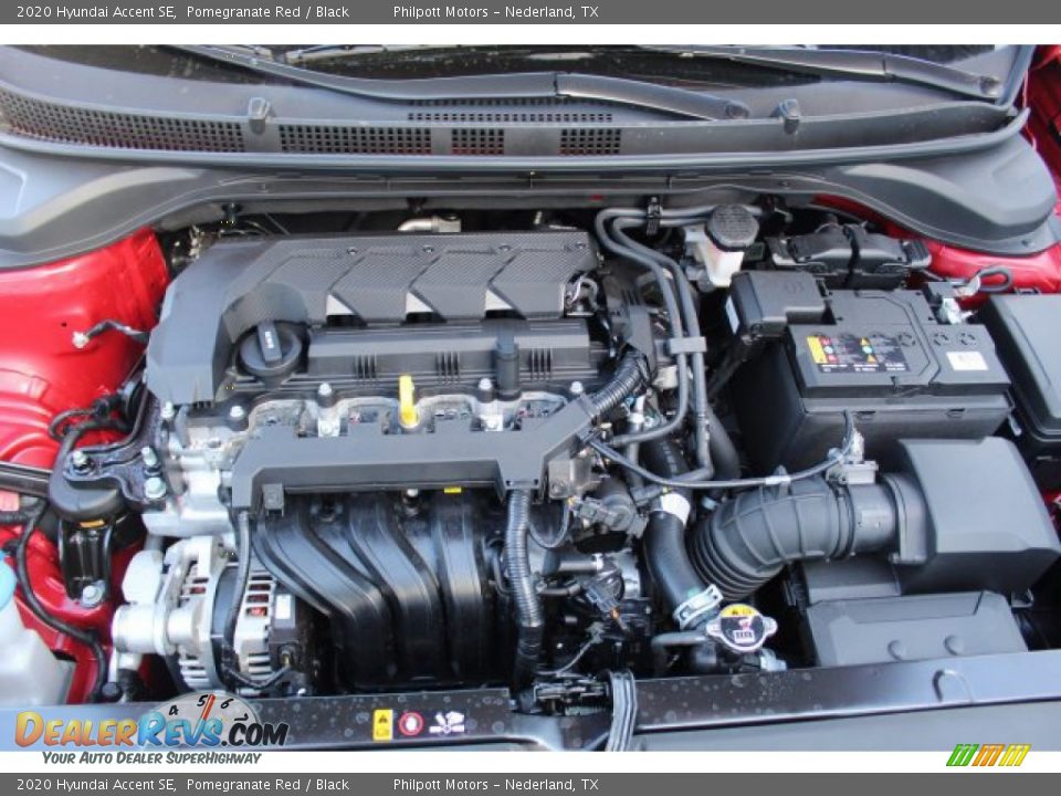 2020 Hyundai Accent SE Pomegranate Red / Black Photo #23