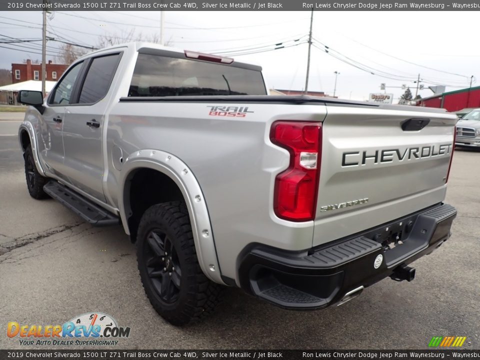 2019 Chevrolet Silverado 1500 LT Z71 Trail Boss Crew Cab 4WD Silver Ice Metallic / Jet Black Photo #3