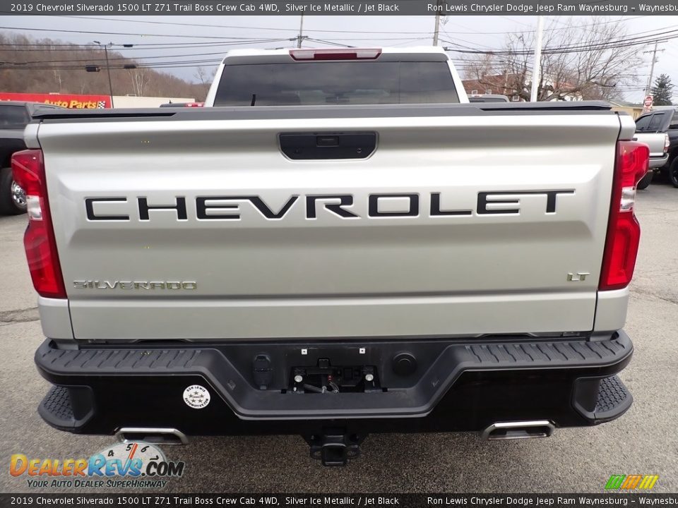 2019 Chevrolet Silverado 1500 LT Z71 Trail Boss Crew Cab 4WD Silver Ice Metallic / Jet Black Photo #4