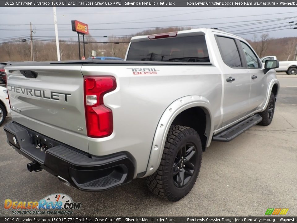 2019 Chevrolet Silverado 1500 LT Z71 Trail Boss Crew Cab 4WD Silver Ice Metallic / Jet Black Photo #5