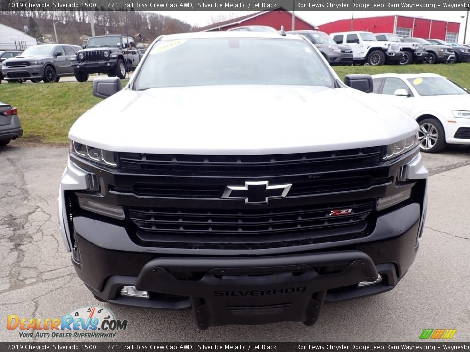 2019 Chevrolet Silverado 1500 LT Z71 Trail Boss Crew Cab 4WD Silver Ice Metallic / Jet Black Photo #8