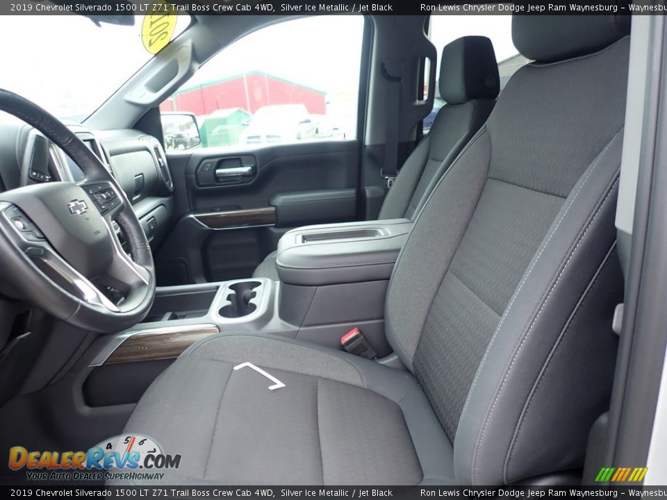 Front Seat of 2019 Chevrolet Silverado 1500 LT Z71 Trail Boss Crew Cab 4WD Photo #13