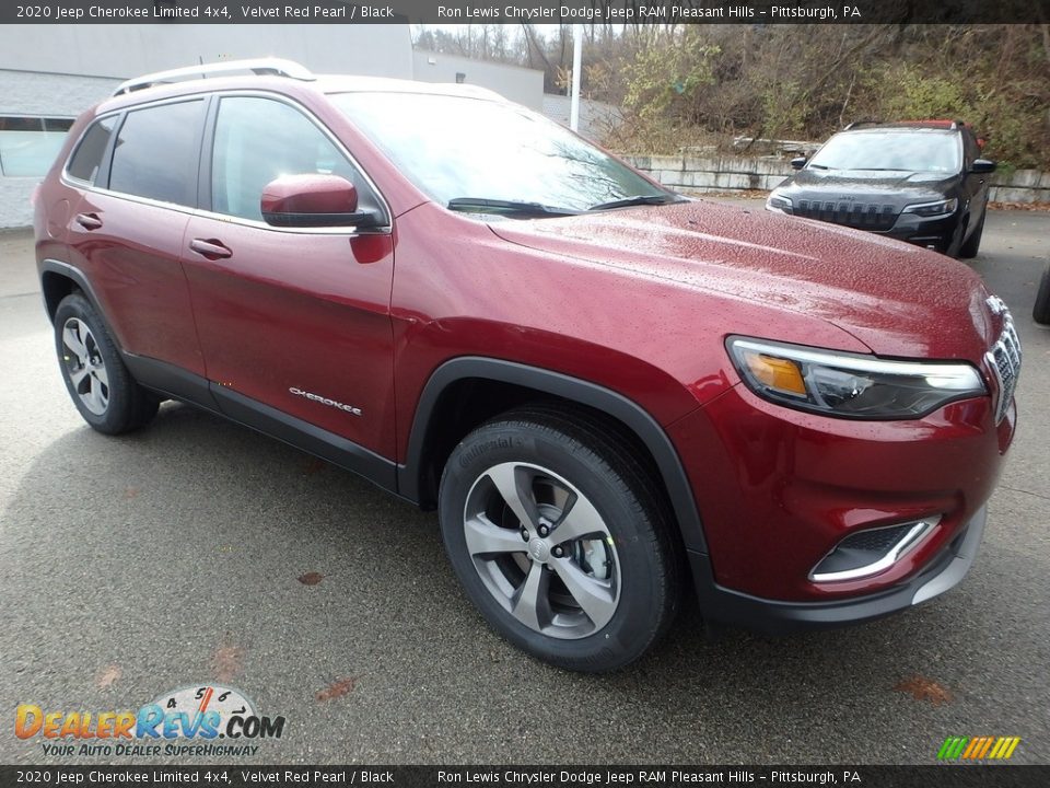 2020 Jeep Cherokee Limited 4x4 Velvet Red Pearl / Black Photo #8