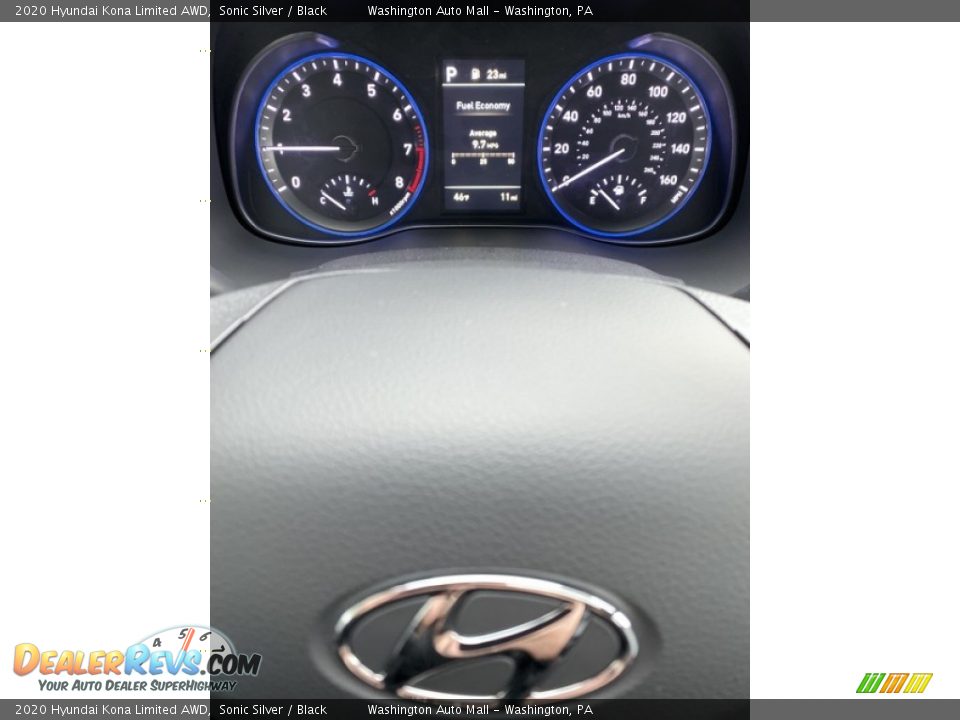 2020 Hyundai Kona Limited AWD Sonic Silver / Black Photo #32