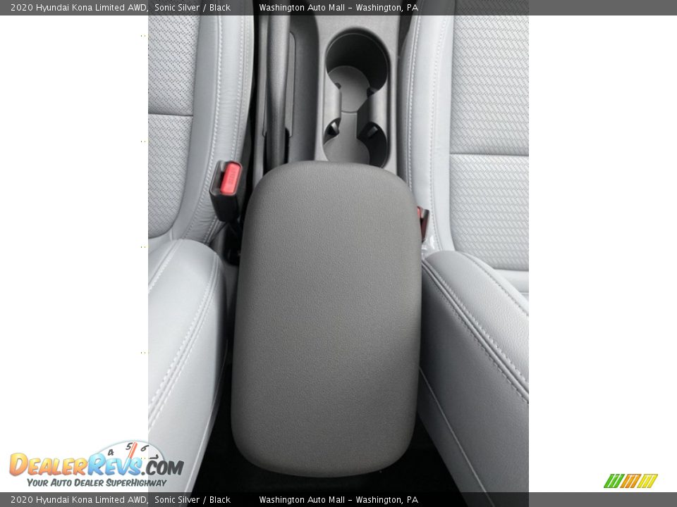 2020 Hyundai Kona Limited AWD Sonic Silver / Black Photo #36