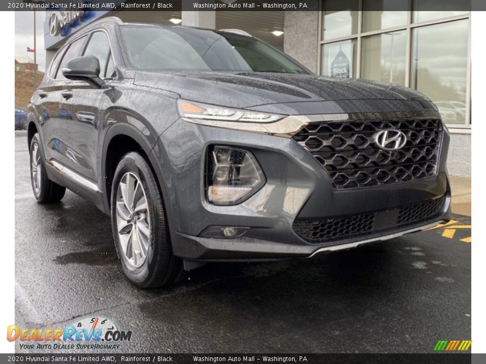 2020 Hyundai Santa Fe Limited AWD Rainforest / Black Photo #1