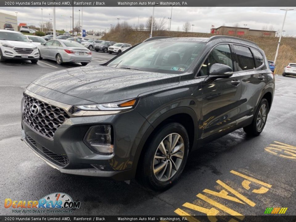 2020 Hyundai Santa Fe Limited AWD Rainforest / Black Photo #7