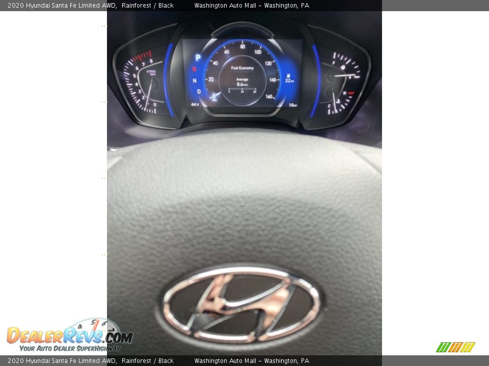 2020 Hyundai Santa Fe Limited AWD Rainforest / Black Photo #34